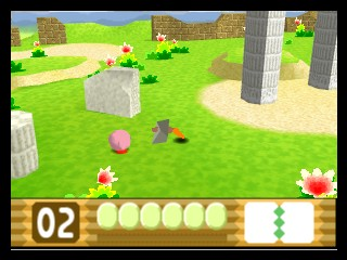 Kirby 64 - The Crystal Shards (Europe) In game screenshot